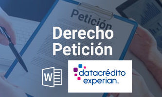 derecho peticion datacredito
